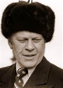 Gerald Ford and hat